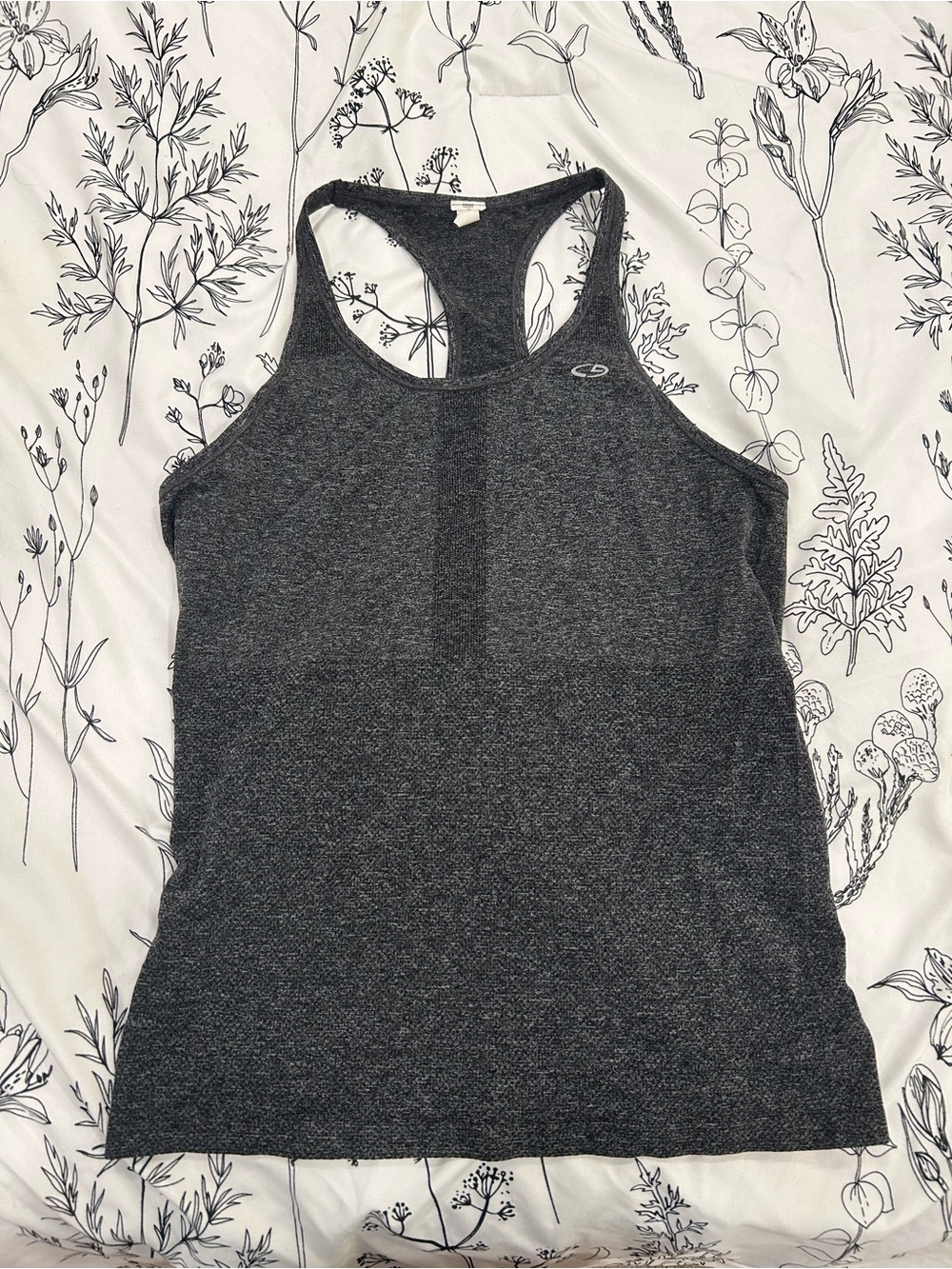 Champion Women’s Dark Charcoal Gray Racerback Tank